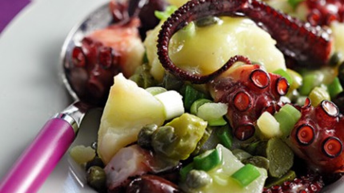 Πατατοσαλάτα με χταπόδι