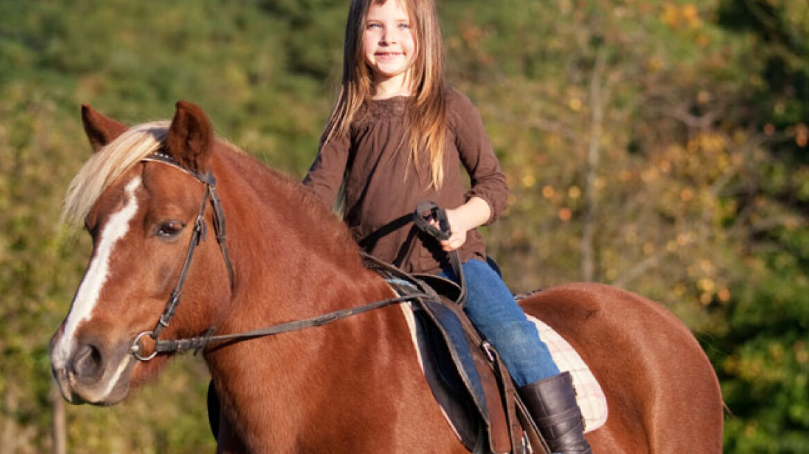 Έρευνα: Η ιππασία κάνει τα παιδιά... εξυπνότερα
