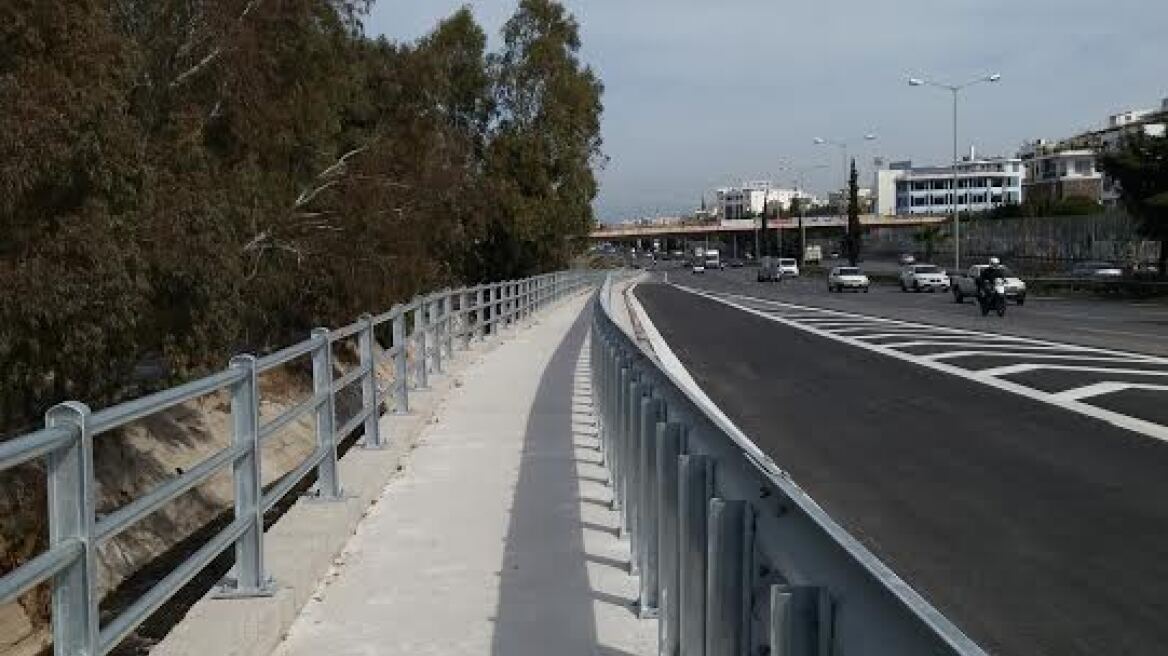 Μετά από 1,5 χρόνο δόθηκε στην κυκλοφορία το κατεστραμμένο τμήμα της Λ. Κηφισού