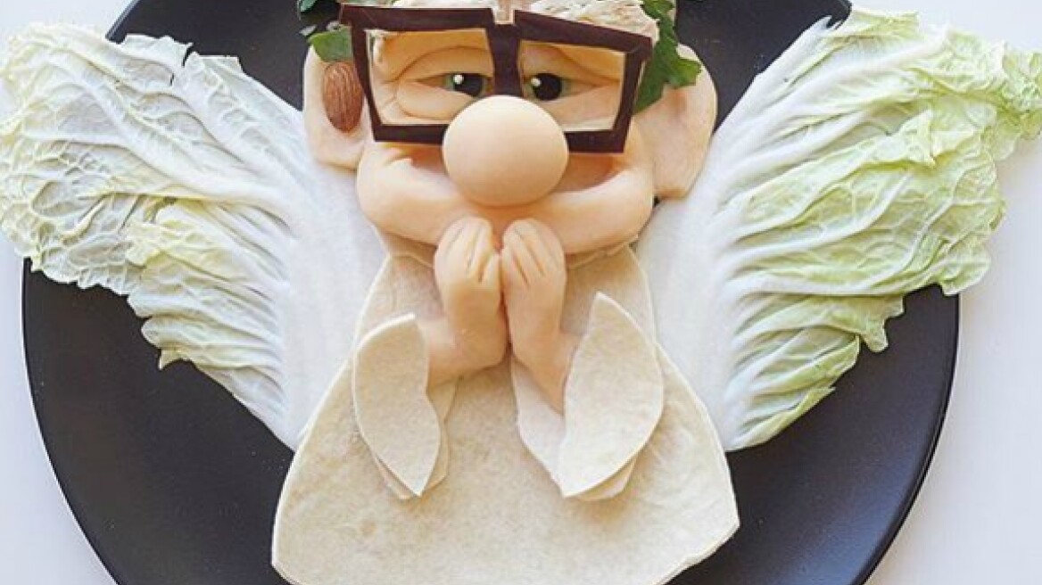 Τρώγοντας διάσημους ήρωες κινουμένων σχεδίων