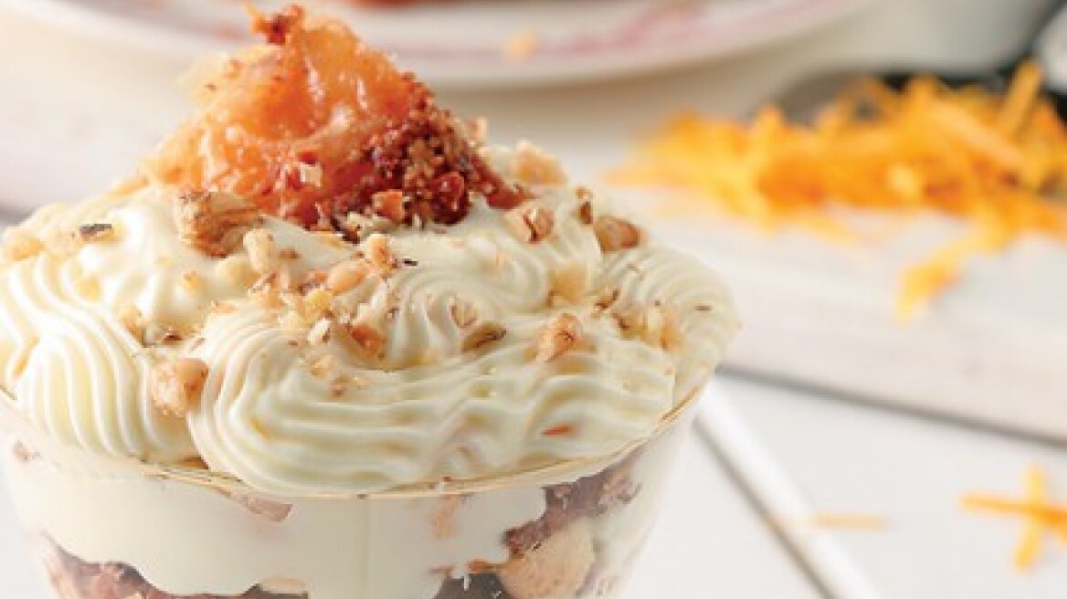 Cheesecake μπακλαβά στο ποτήρι