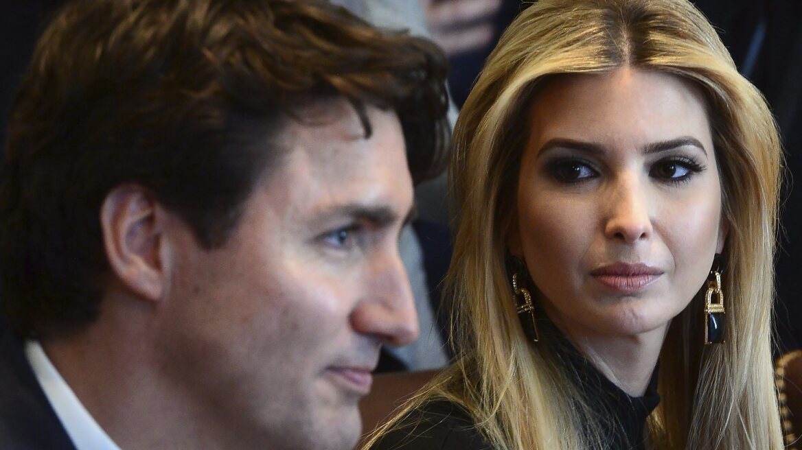 Η Ιβάνκα Τραμπ συνόδευσε τον Τζάστιν Τριντό στο Μπρόντγουεϊ