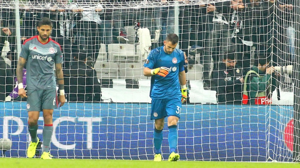 Μπεσίκτας-Ολυμπιακός 4-1: Πίστεψε στην ανατροπή, αλλά τον «κρέμασε» ο Λεάλι 