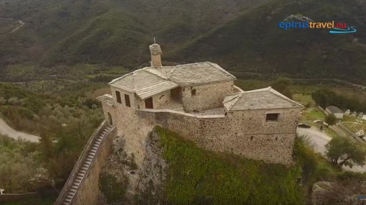 Kokkino Lithari: A drone flight over Saint Minas Monastery (VIDEO)