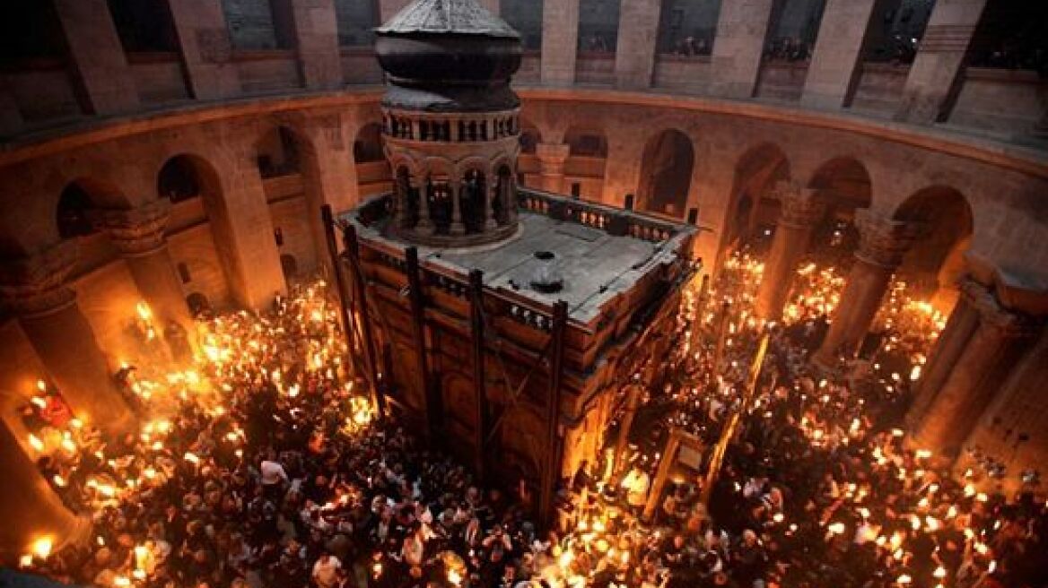 The ceremony of delivery of restoration work of the Holy Sepulcher in Jerusalem (LIVE FEED)