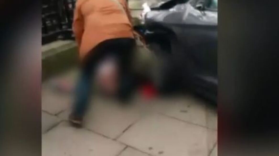 Βίντεο-σοκ από το Λονδίνο: Άνθρωποι κάτω από τις ρόδες του τζιχαντιστή