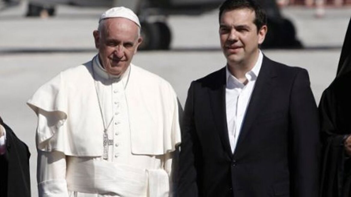 Pope Francis thanks Greek PM for aiding poor