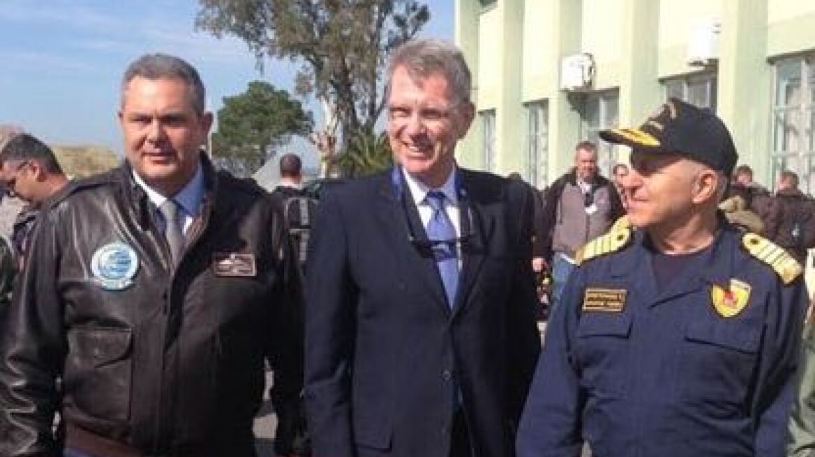 Φωτογραφίες: Στην Ανδραβίδα ο Αμερικανός πρέσβης για την άσκηση «Ηνίοχος 2017»