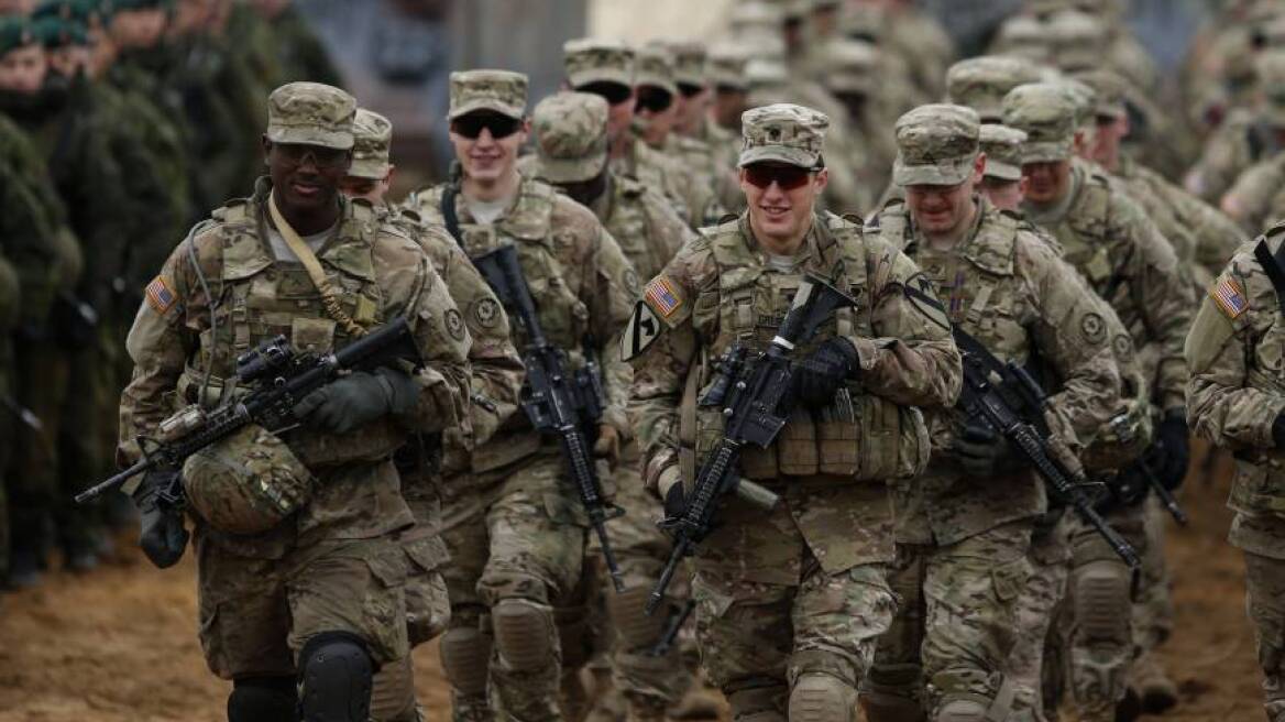 Where are most US troops deployed in the world (infographic)