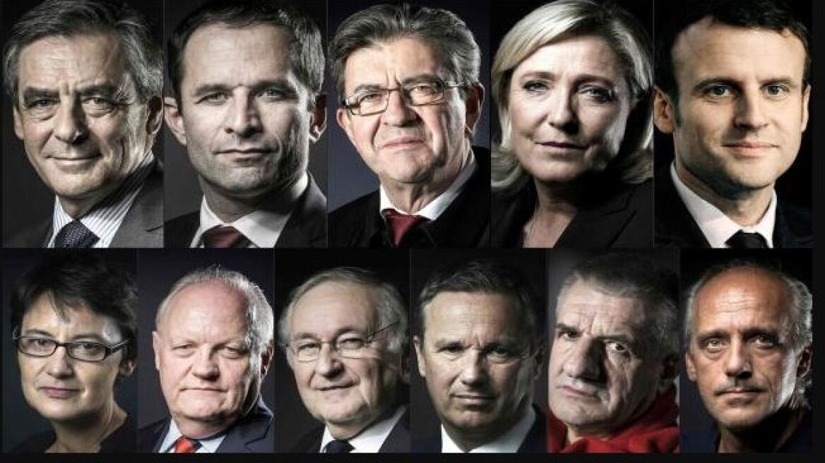 Γαλλία: Έντεκα υποψήφιοι πρόεδροι στο αυριανό δεύτερο ντιμπέιτ