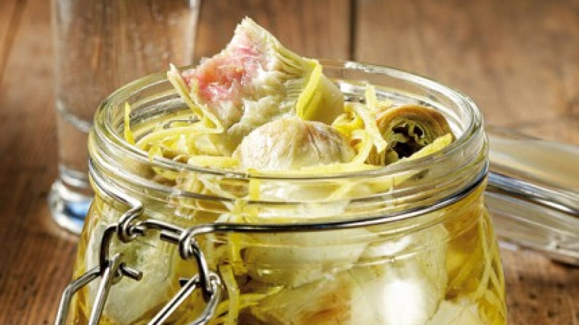 Αγκινάρες τουρσί