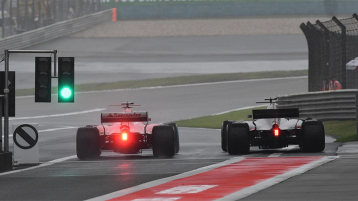 GP Κίνας: Ταχύτερη η βροχή στα ελεύθερα!