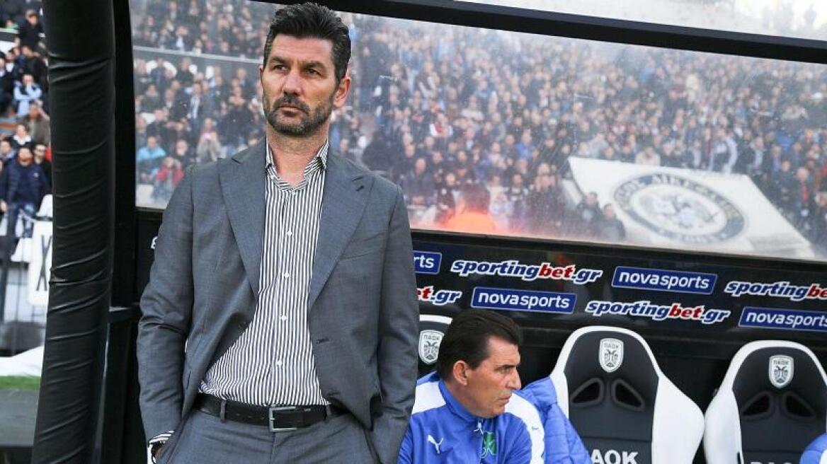 «Έβραζε» στο ημίχρονο του αγώνα με τον ΠΑΟΚ ο Ουζουνίδης