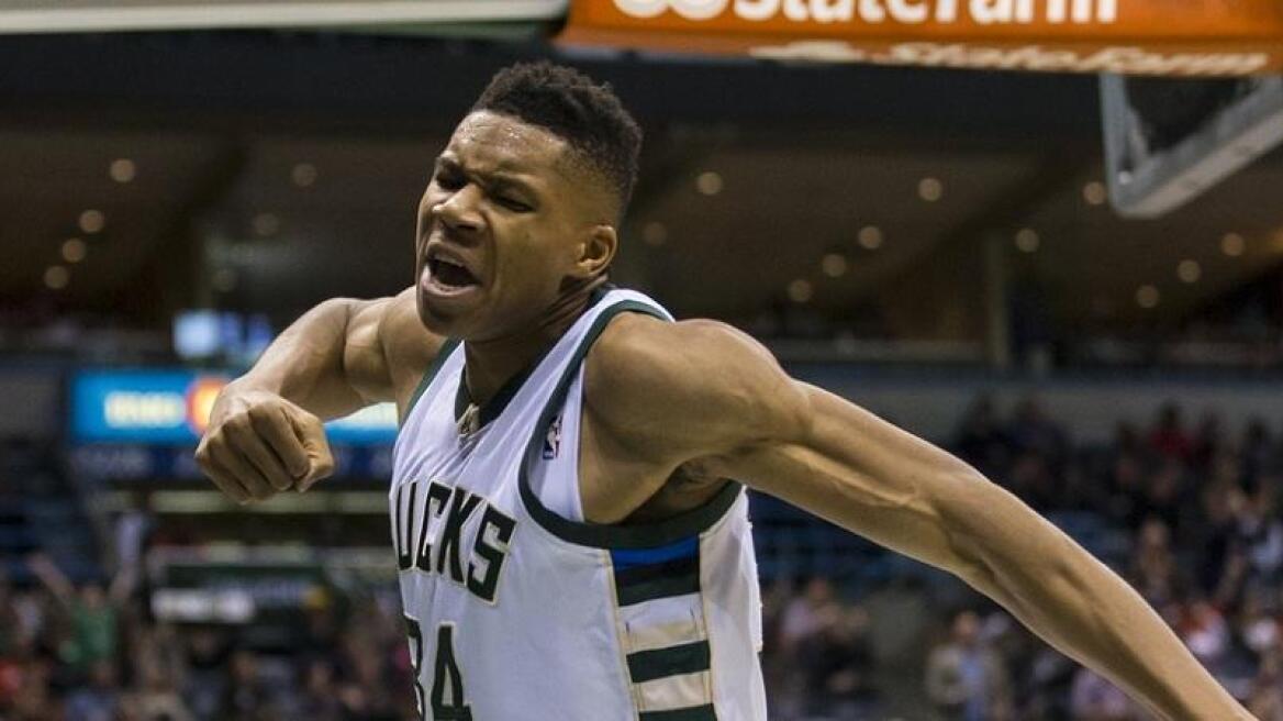 Με τριπλ-νταμπλ γιόρτασε ο Αντετοκούνμπο το βραβείο του παίχτη του μήνα στην Ανατολή