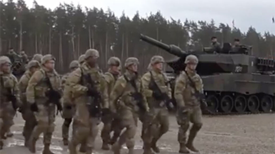 US soldiers land on Polish-Russian borders (video-photos)