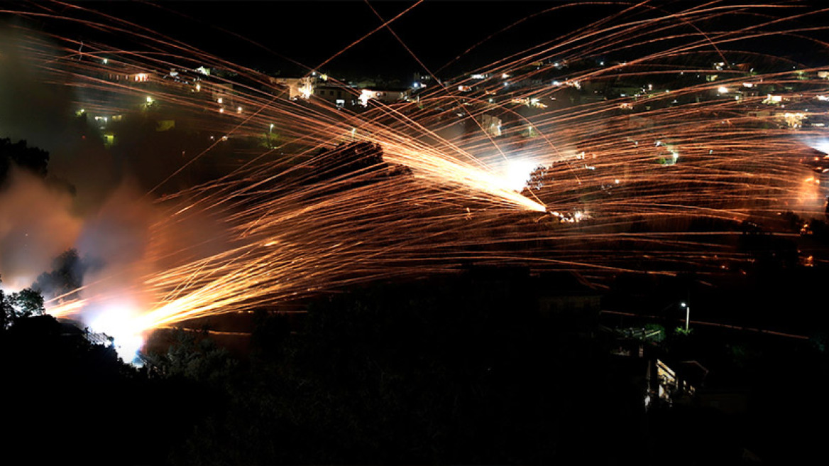 «Αναστήθηκε» ο ρουκετοπόλεμος στο Βροντάδο της Χίου