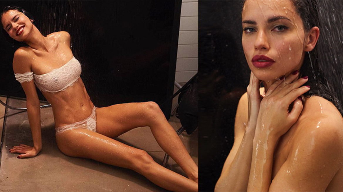 Η Αντριάνα Λίμα κάνει το πιο «καυτό» ντους που έχετε δει! 