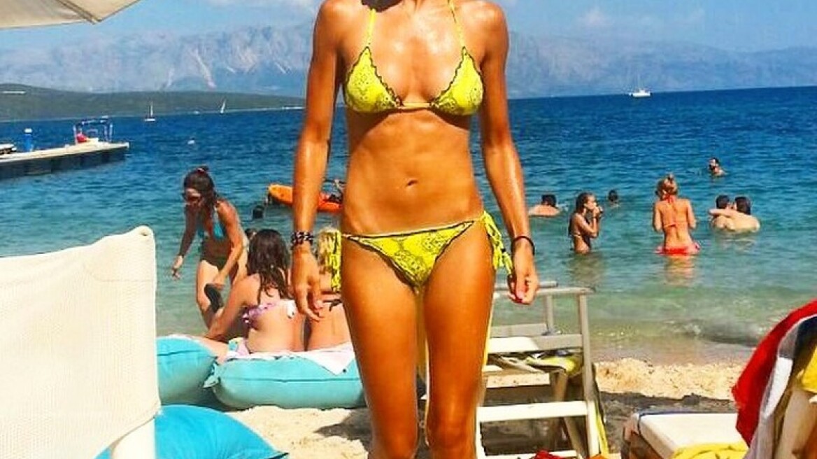 Η Ευαγγελία Αραβανή στις Μαλδίβες 