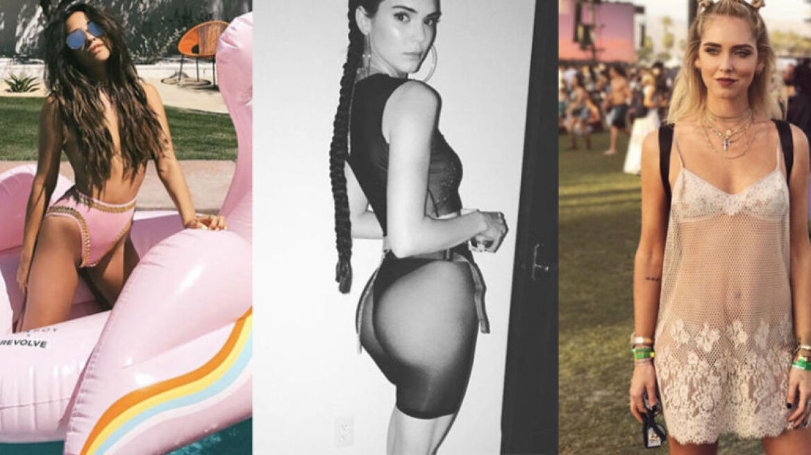 Δείτε όλες τις celebrities που πήγαν (σχεδόν) γυμνές στο Coachella