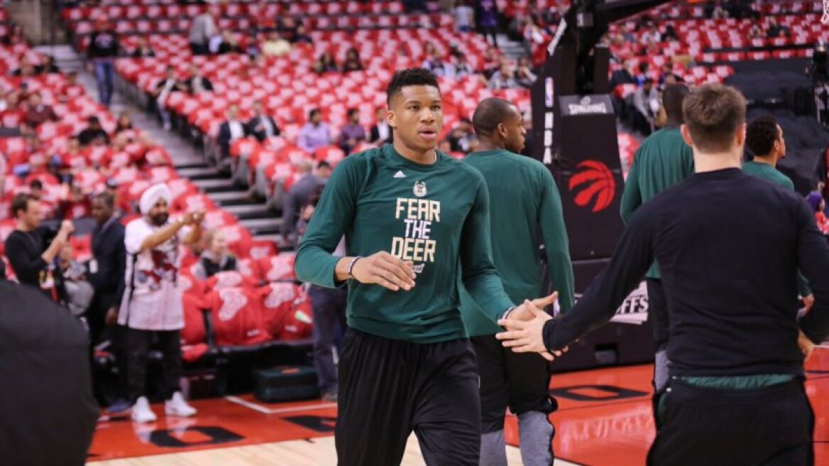 Giannis shines again but Buck lose to Raptors (video)