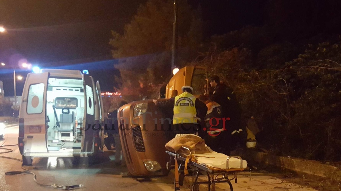 Απίστευτο τροχαίο με εγκλωβισμό γυναίκας στην Πάτρα