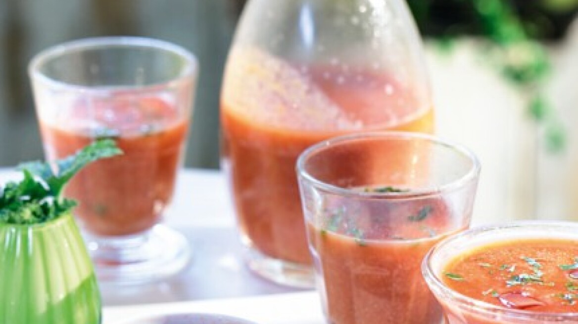 Γκασπάτσο, η ισπανική κρύα ντοματόσουπα