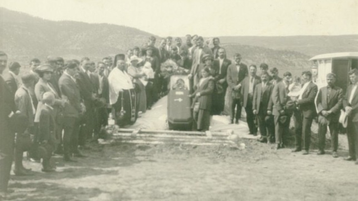 Greek American miners in shadow of Ludlow Massacre of the sacrifice of Louis Tikas