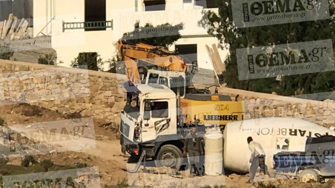 Φωτογραφίες: Μπετονιέρα ντεραπάρισε στη Μύκονο!