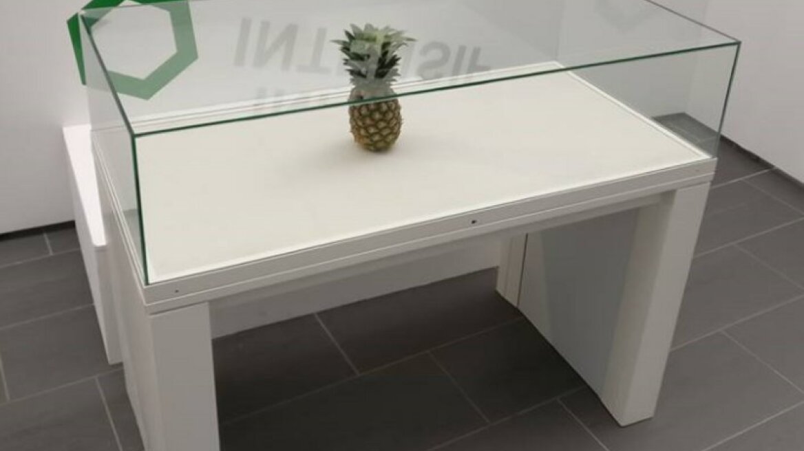 Καλλιτεχνικό... τρολάρισμα: Άφησαν ανανά σε εκθεσιακό χώρο και ο κόσμος το πέρασε για έργο τέχνης!