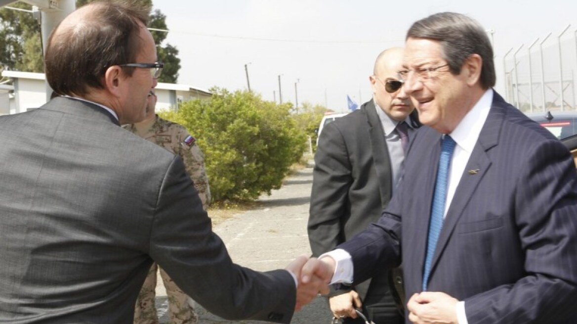 President Anastasiades says UN envoy Espen Barth Eide adopts unilateral positions