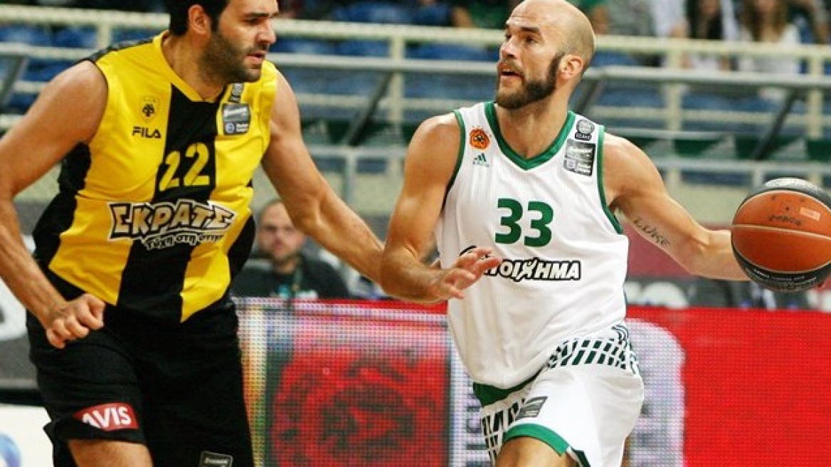 PAO-AEK 81-71 in Greek basketball semis