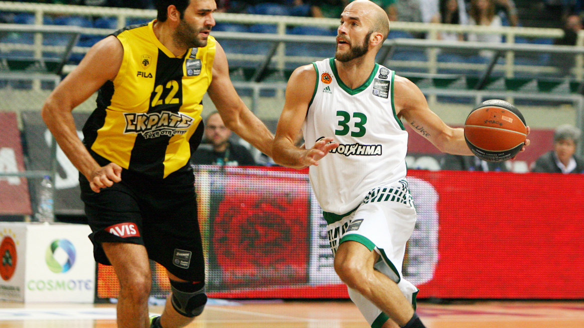 Παναθηναϊκός-ΑΕΚ 81-72: Ανατροπή με ηγέτη τον Καλάθη