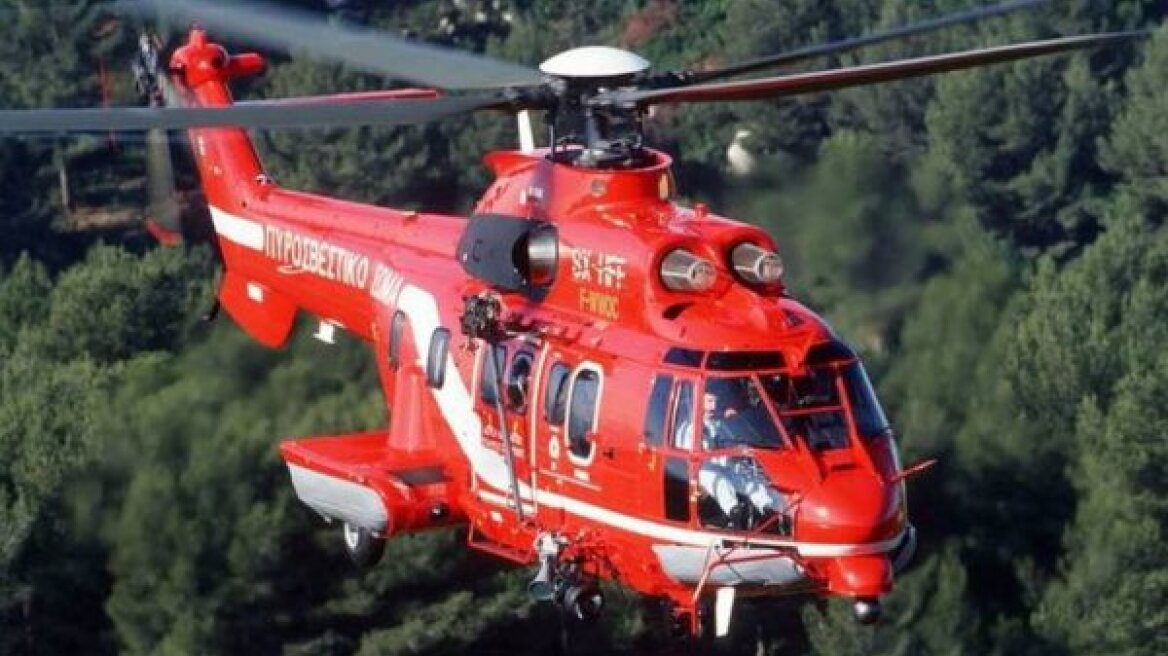 Ασθενής μεταφέρθηκε με ελικόπτερο από τη Χαλκιδική στη Θεσσαλονίκη επειδή δεν υπήρχε ασθενοφόρο!