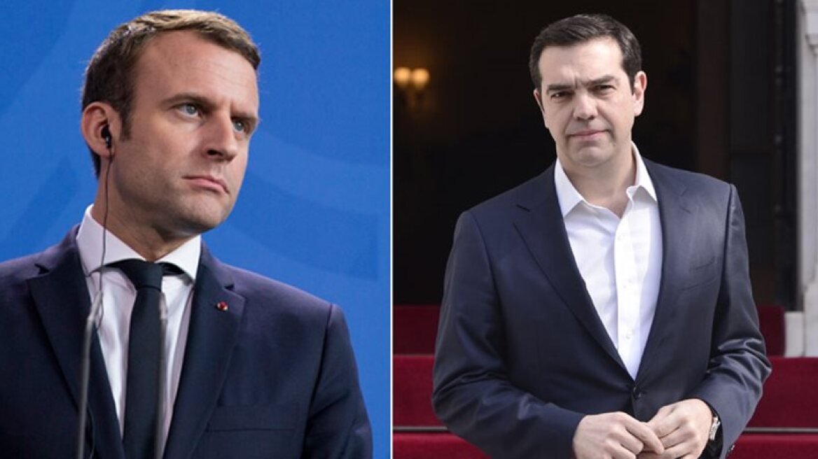 Macron to Tsipras: France hopes for Greek debt relief