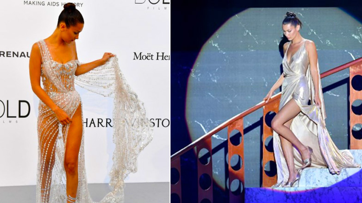 Bella Hadid: Δύο φορέματα... ένα εσώρουχο - Όλα στη φόρα ξανά