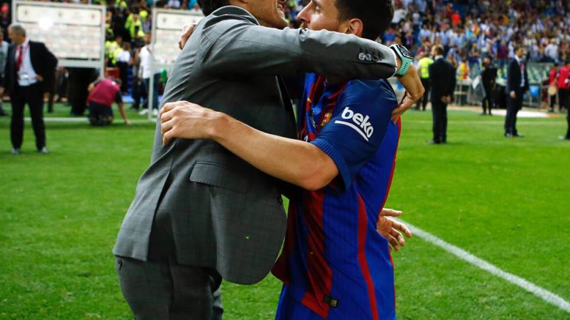 Μπαρτσελόνα: Το «ευχαριστώ» του Μέσι στον Λουίς Ενρίκε