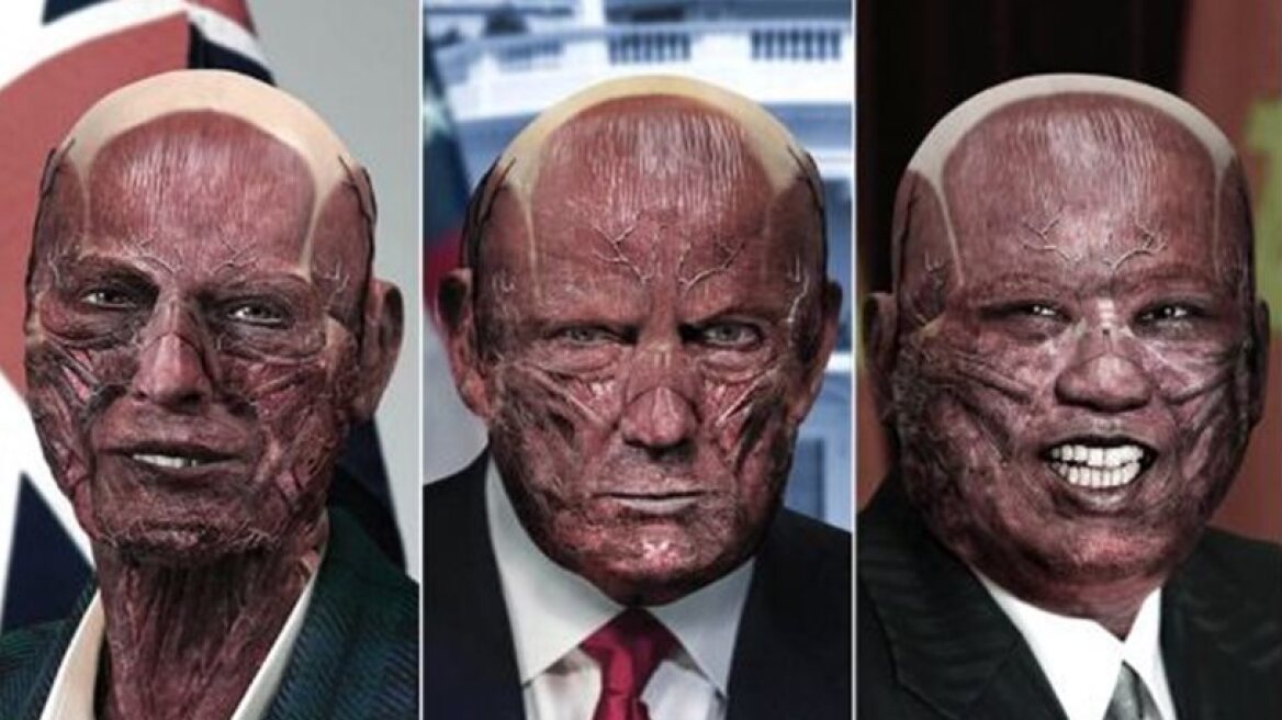 Skin-stripped world leaders! (photos-video)