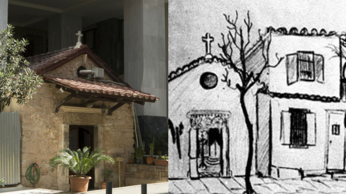 Το εκκλησάκι στην είσοδο του ξενοδοχείου!