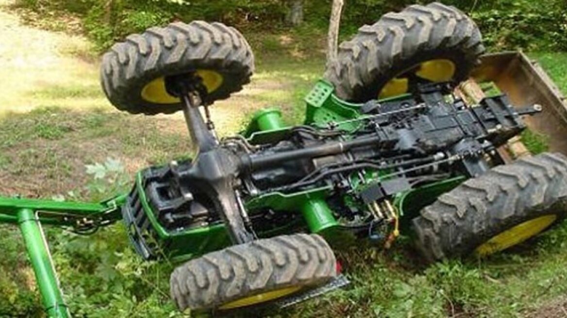 Λάρισα: Θανάσιμος τραυματισμός 79χρονου - Καταπλακώθηκε από το τρακτέρ 