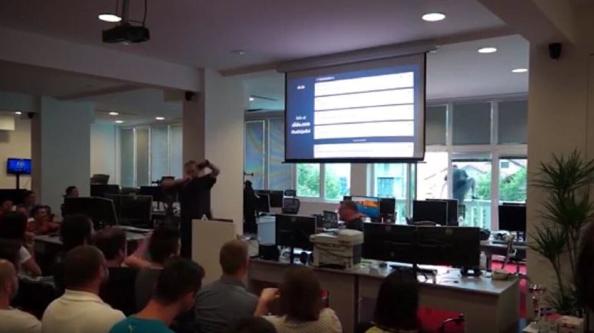 The boss’ prank went too far! (VIDEO)