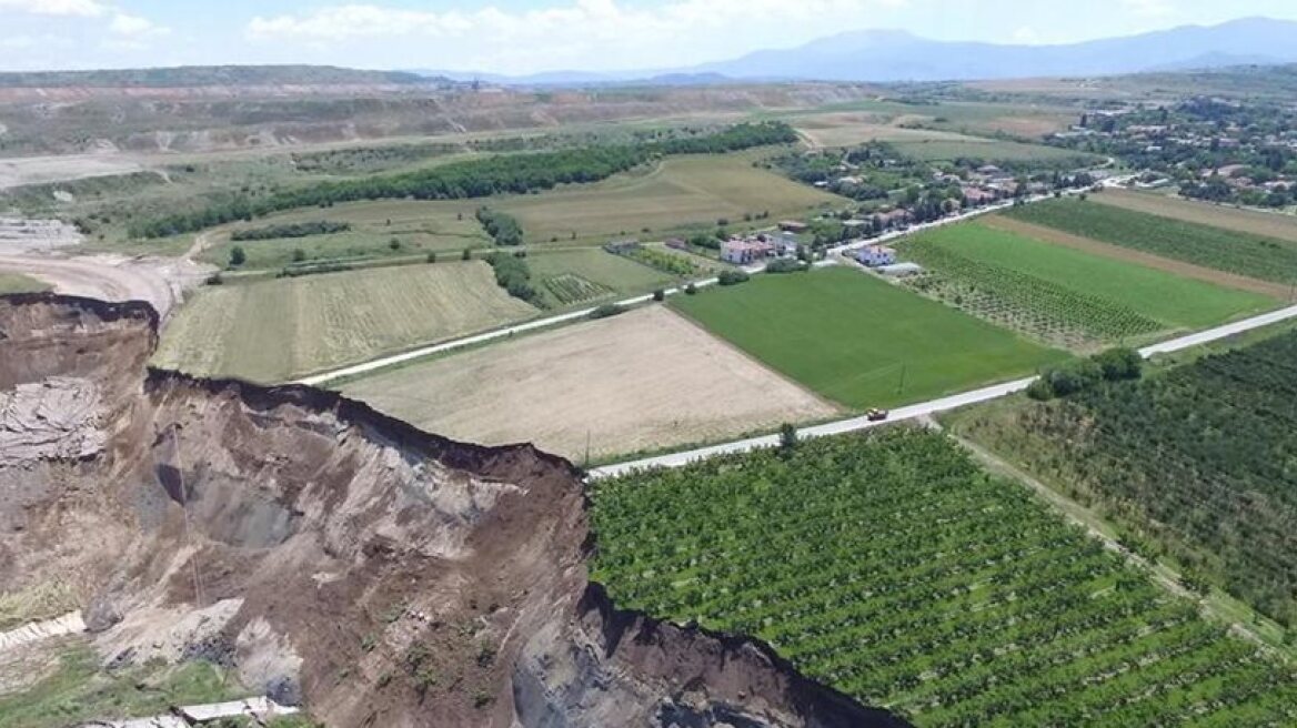 Επιτροπή διερεύνησης των αιτιών της κατολίσθησης στο Αμύνταιο συγκρότησε η ΔΕΗ	