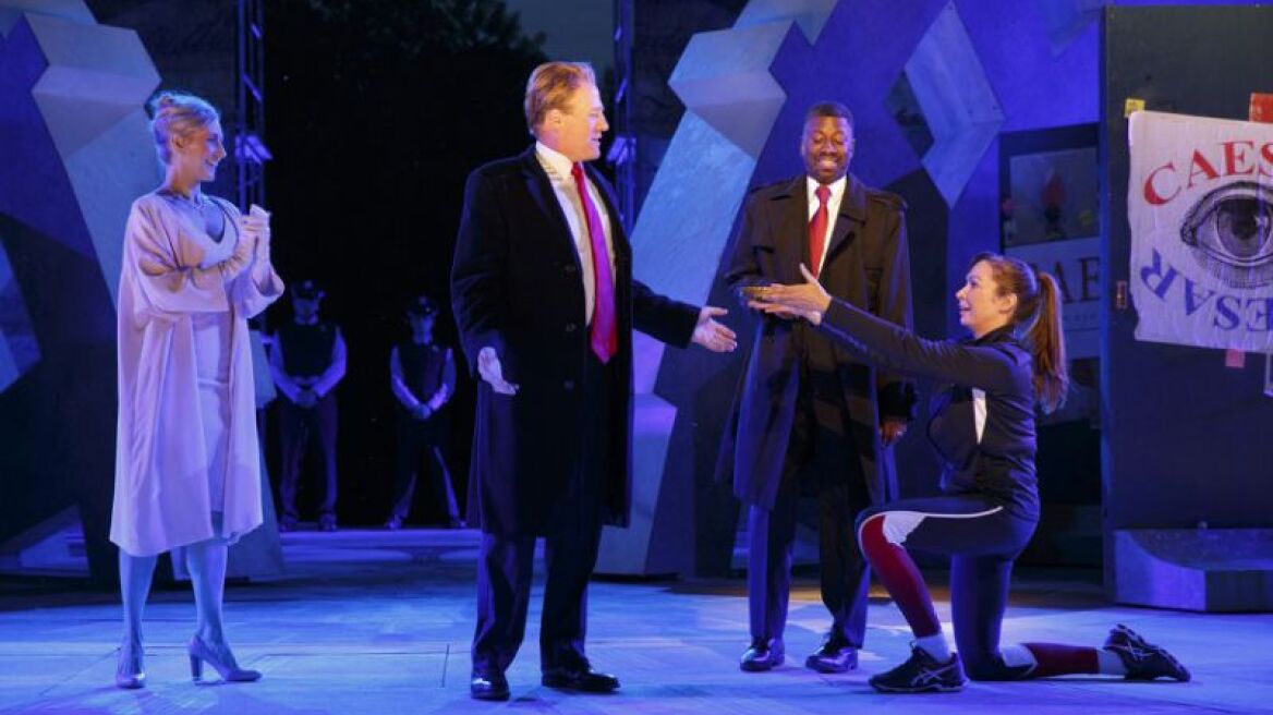 Companies end sponsorship over Trump killing scene in play