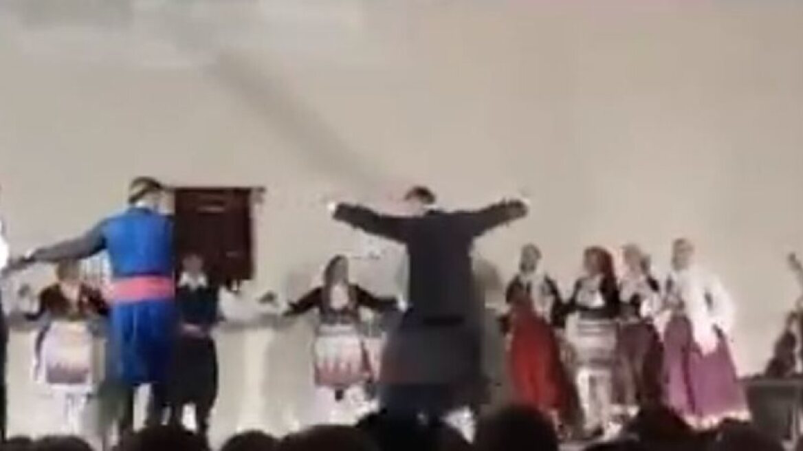 Opa! Watch Cretan priest steal the show in dancing event! (video)
