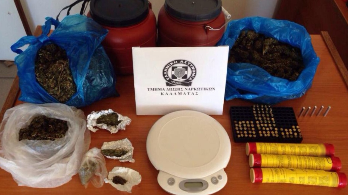 Καλαμάτα: Συνελήφθη 75χρονος με εκρηκτικά και χασίς