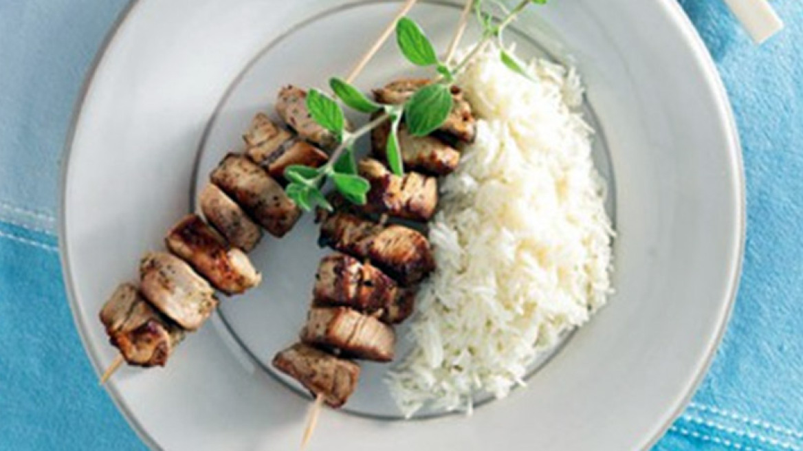 Χοιρινά σουβλάκια από ψαρονέφρι