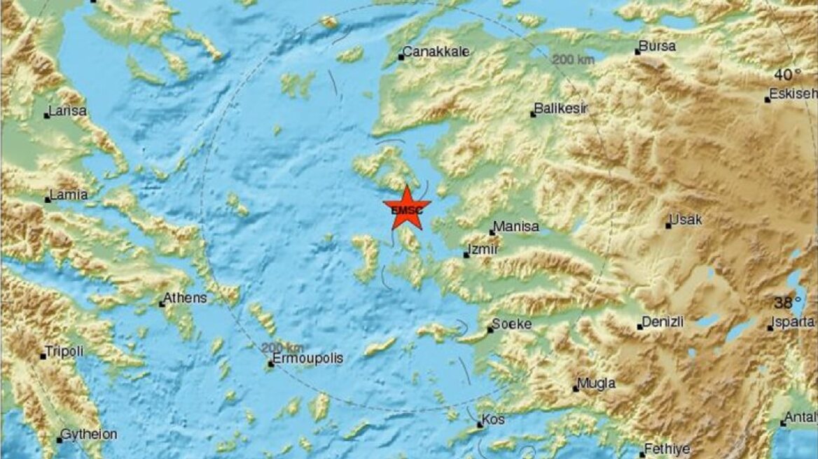 4.8 earthquake hits off Lesvos coast