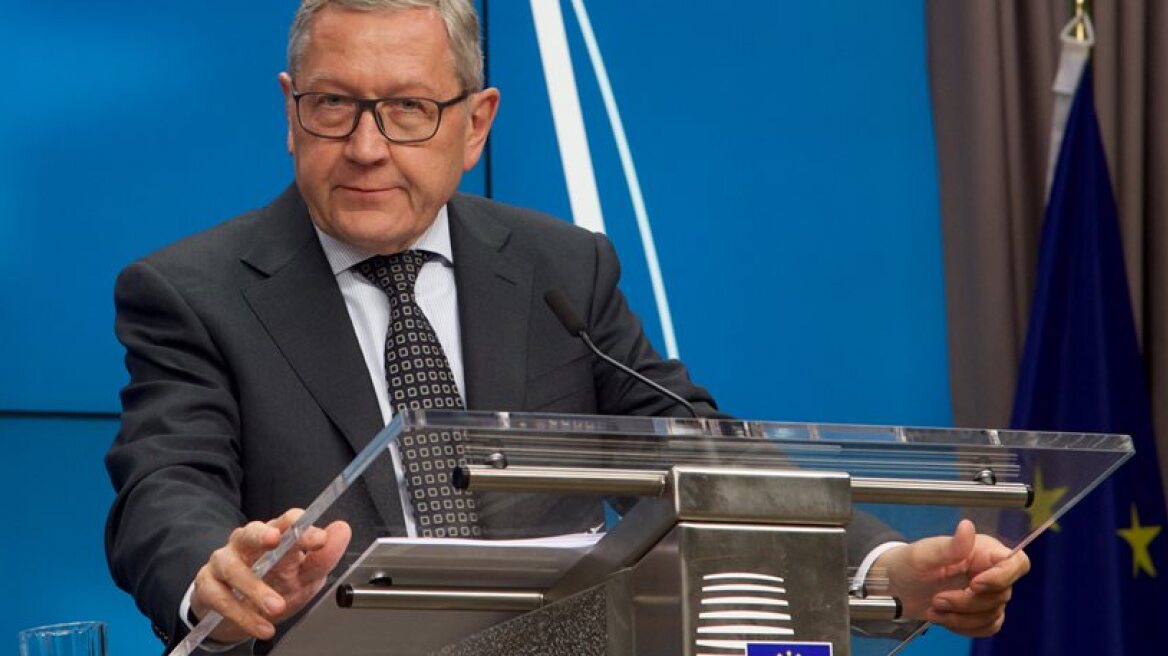 Regling: 800 million tranche will be released to Greece only after it has covered its share of overdue debts