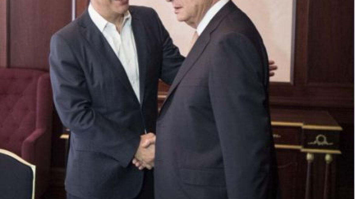Το Κυπριακό στο επίκεντρο της συνάντησης Τσίπρα - Αναστασιάδη