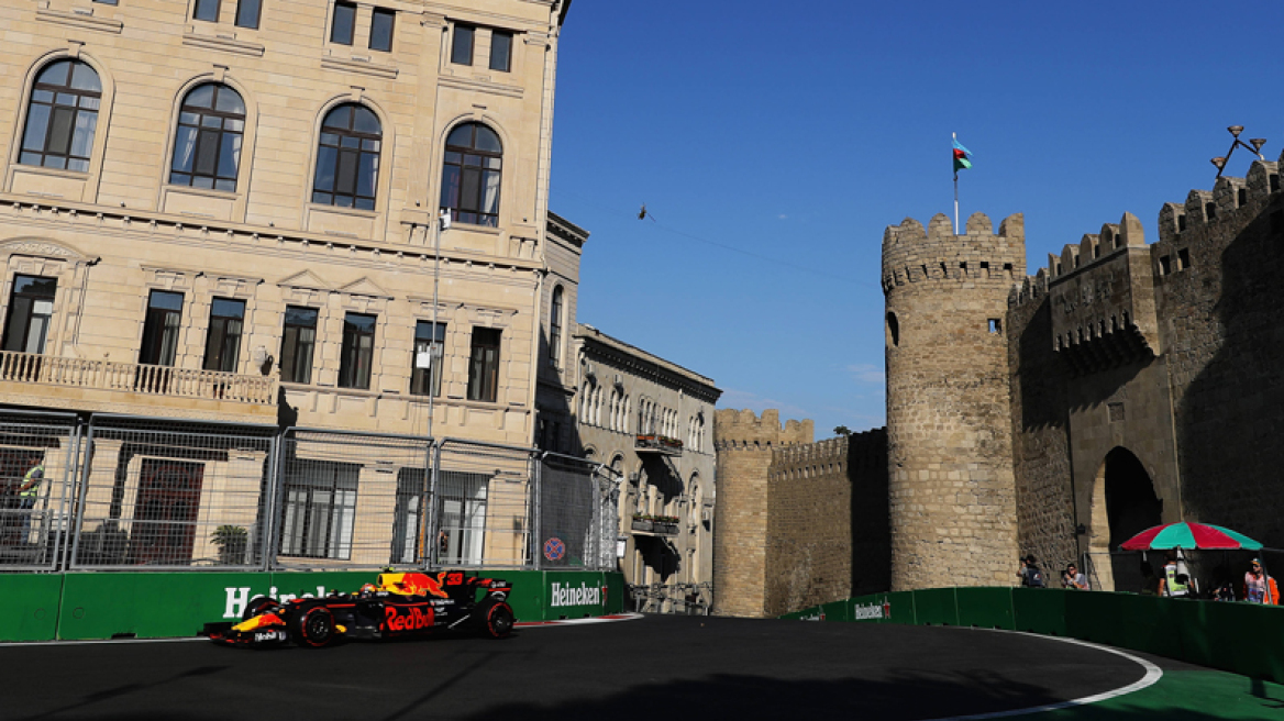 GP Αζερμπαϊτζάν: Ταχύτερος ο Φερστάπεν στα ελεύθερα!