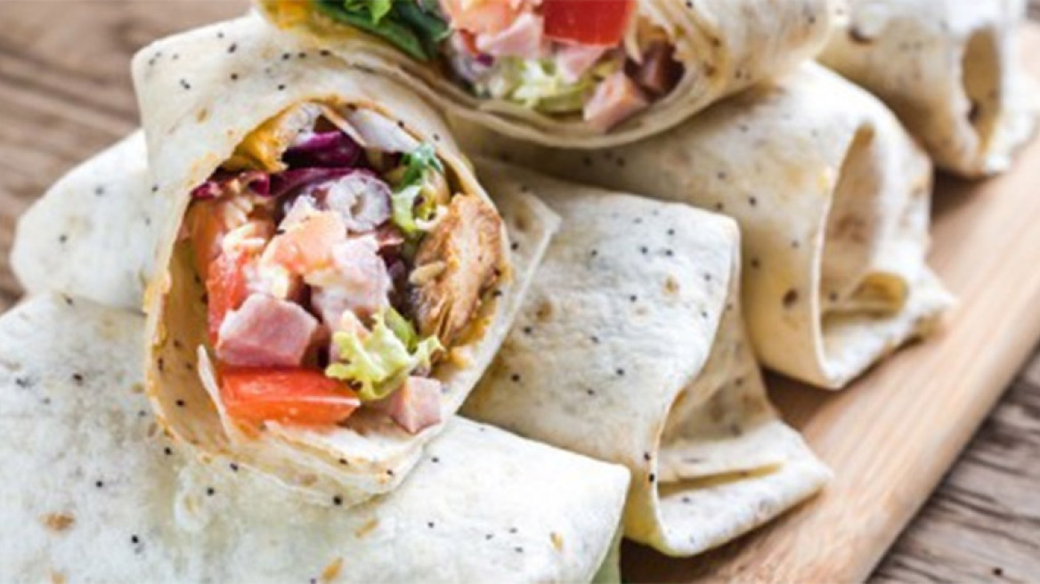 Burritos με κοτόπουλο